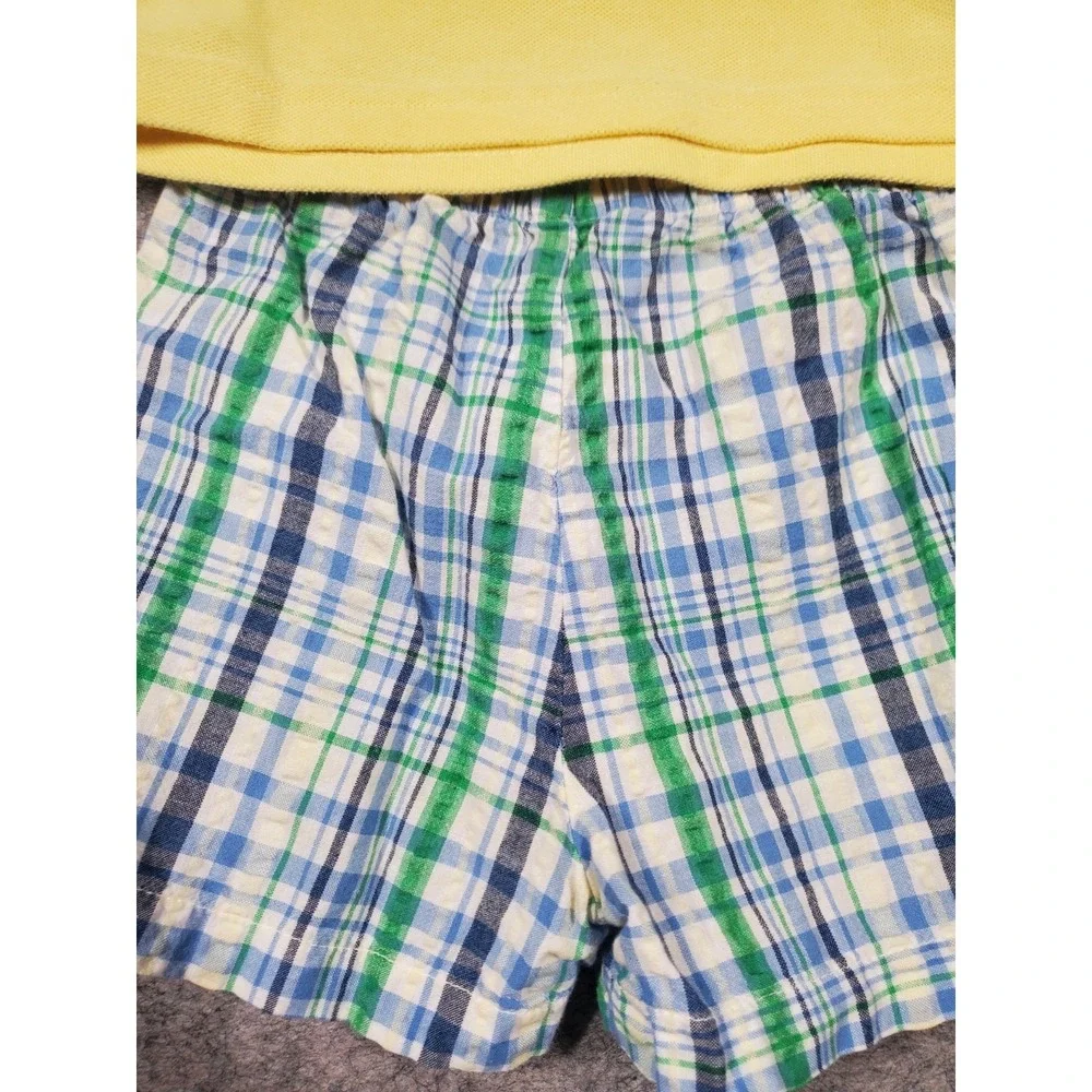 Vintage Baby Mickey Embroidered Shirt 18 Month Golfing With Matching Shorts
